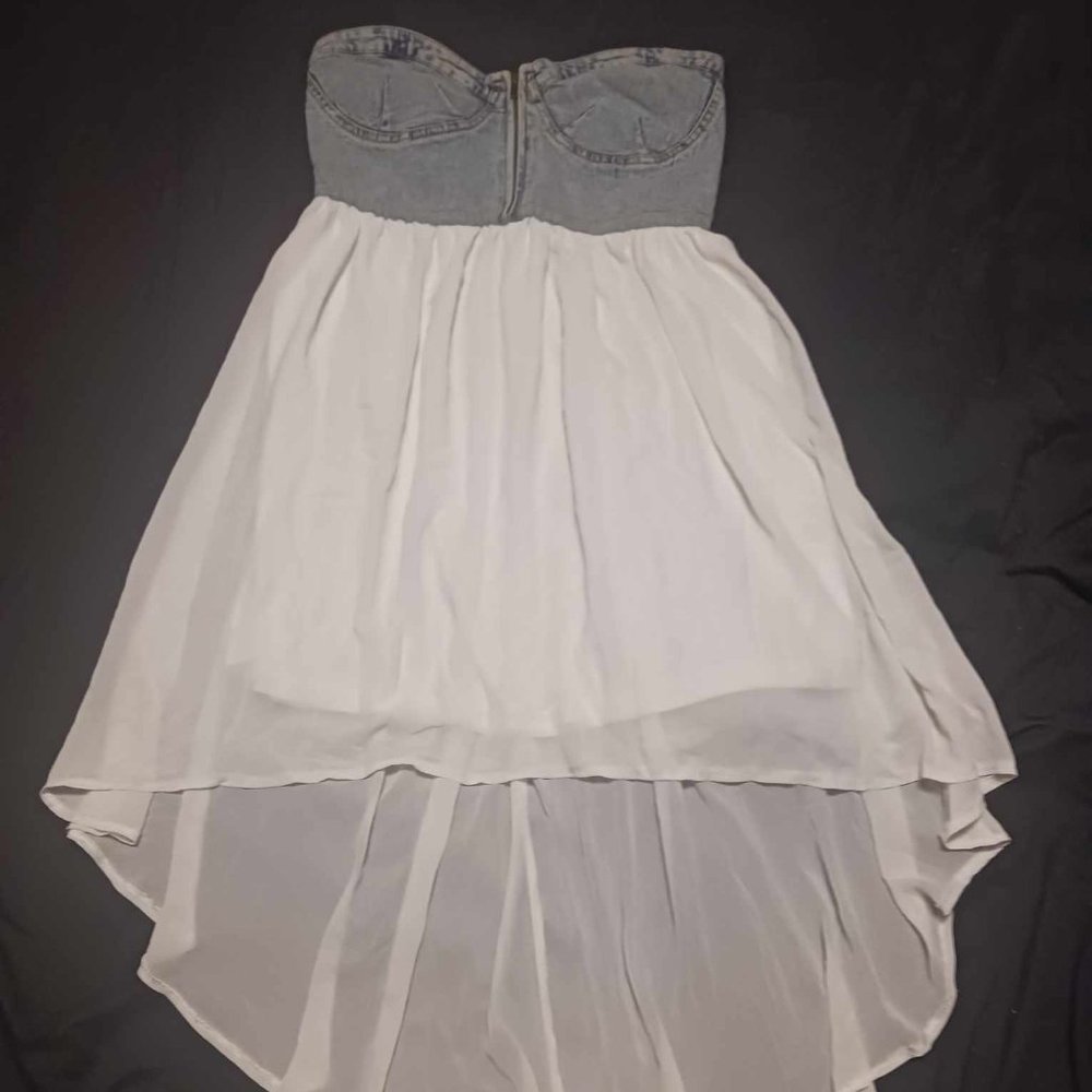 TRUTH High Low Strapless Dress
